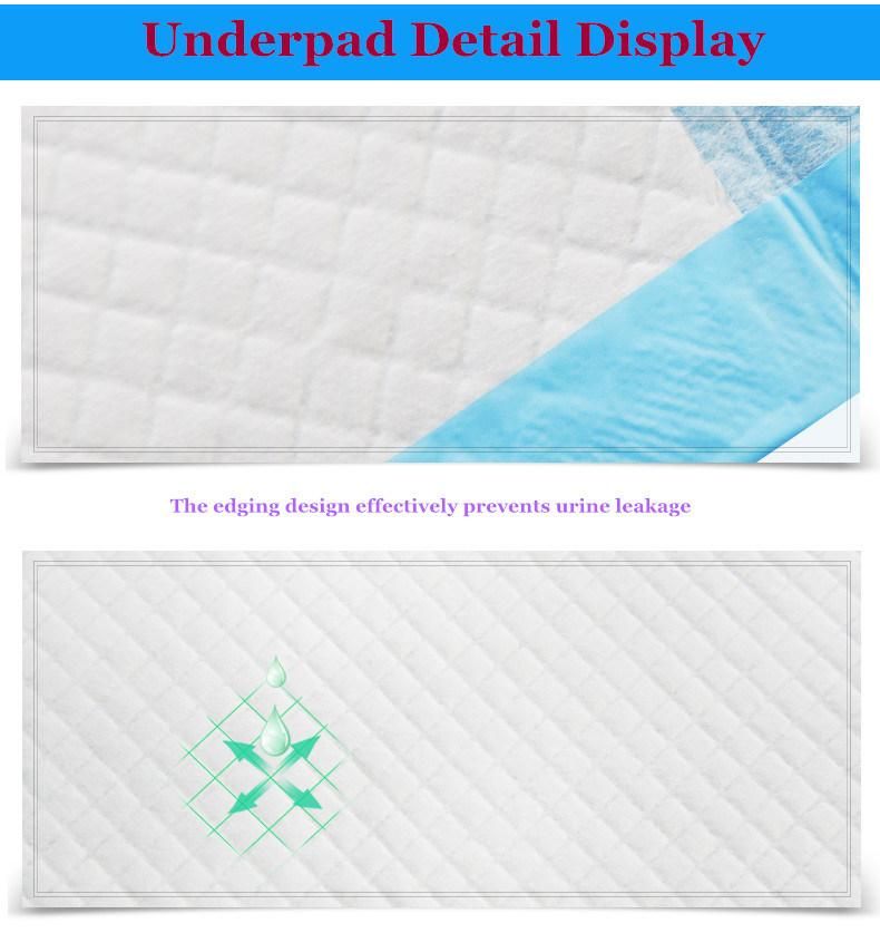 Super Absorbent Disposable Underpad 60*60 Inches, Great for Use as Bed Pad Protector, Incontinence Care