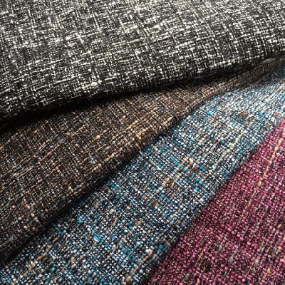 Two Tones Plain Woven Sofa Fabric for North America and South America Markets (S99)