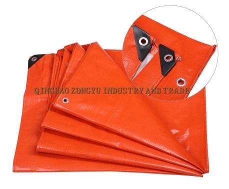 Fire Resistant Tent Tarps Printing Heavy Duty PE Coated Covers Tarpaulin for Trailer