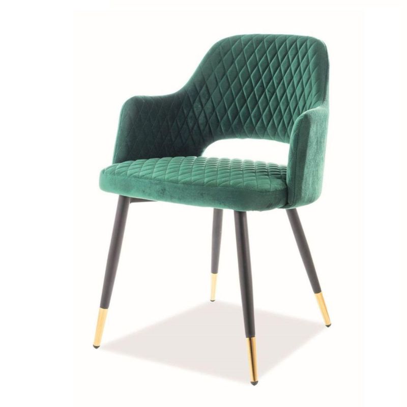 Chaise Restaurant Lounge Chaises Dining Chair Luxury Velvet