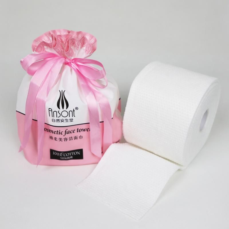 Disposable Face Towel Biodegradable Facial Tissue Unscented Baby Dry Wipes Make up Removing Wipes