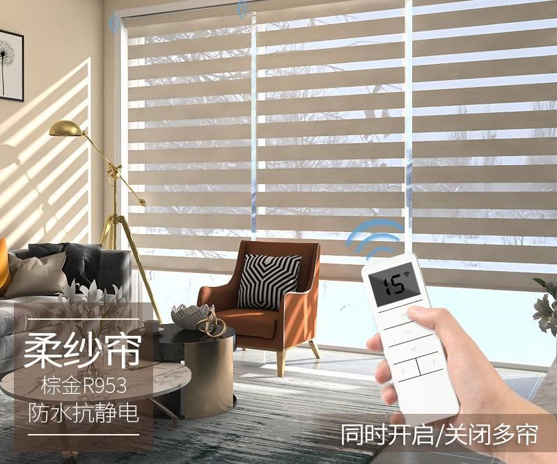 Fabric Roller Blind for Indoor/Outdoor/Customized Motorized High Quality Blackout Sunscreen Fabric Roller Blinds/ Manual Electric Roman Blinds / Zebra Blinds