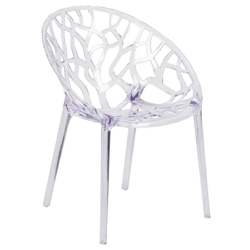 Hot Sale Plastic Chairs for Events Crystal Wedding Chair White/ Chiavari Banqueting Chairs