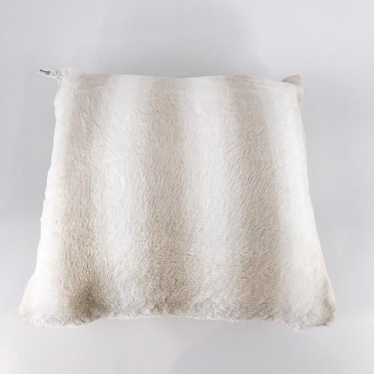 New Fashion Design Luxury Bunny Fur Fleece Sofa Cushion