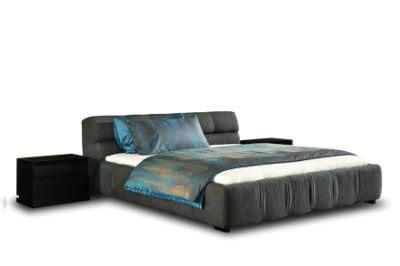 Modern Contemporary Home Furniture Bedroom Furniture Upholstered Double Bed