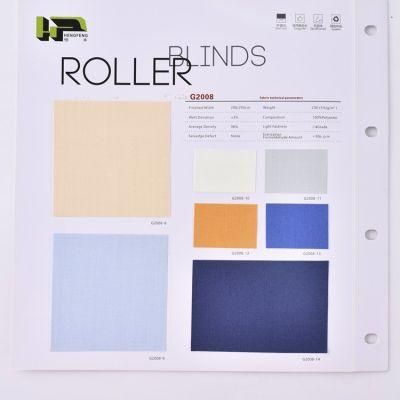 Plain Roller Blind Fabric for Office Decoration