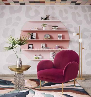 Wholesale Modern Style Velvet Fabric Leisure Living Room Chair