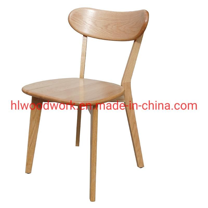 Cross Chair Oak Wood Dining Chair Wooden Chair Office Chair Round Seat Dining Room Chair