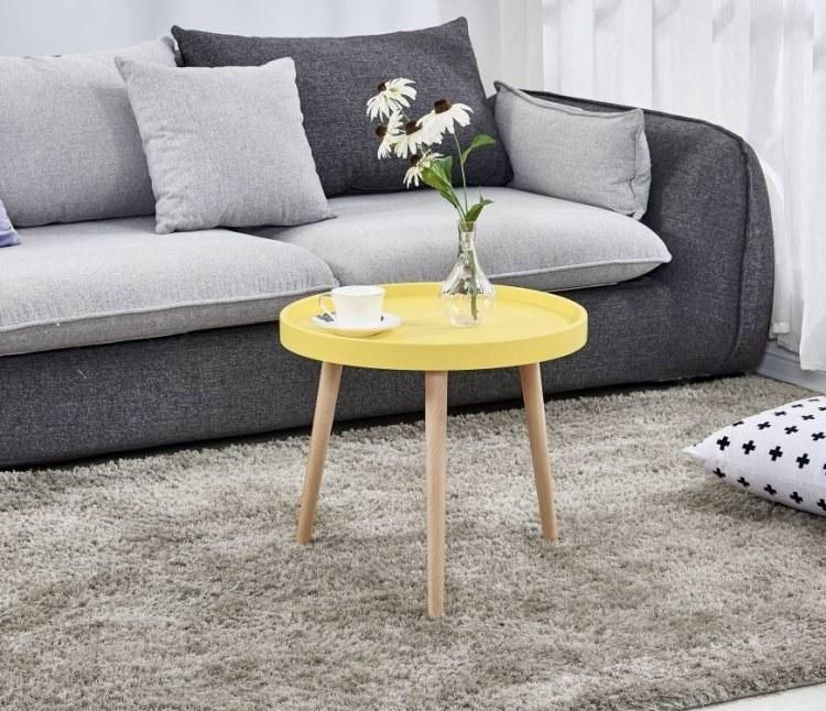 China Wholesale Wooden Leg Home Living Room Furniture Modern Tea Table Simple Plastic Coffee Table