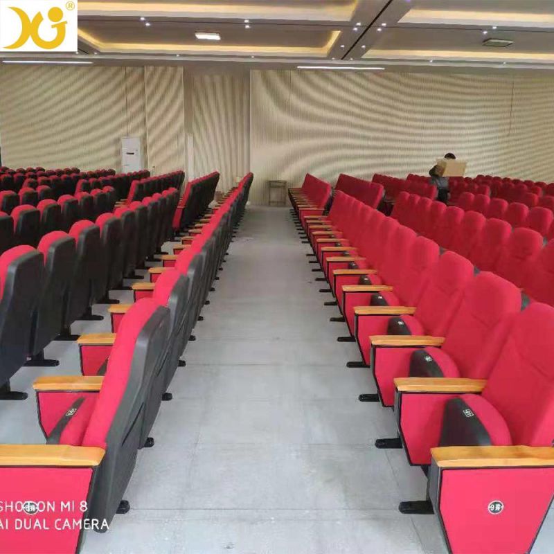 5 Years Warranty Cheap Fabric Cover Folding Seating Auditorium Chair
