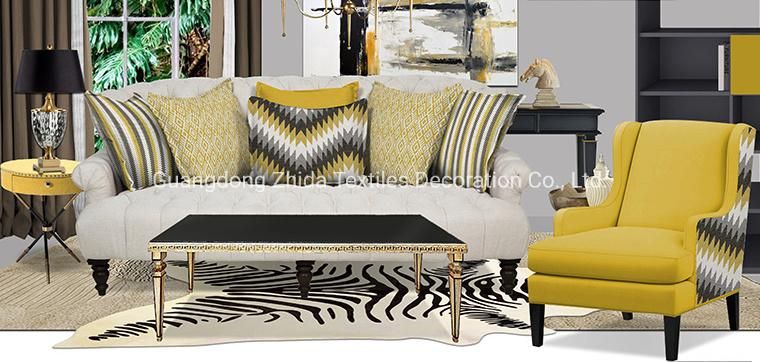 Native American Style Square Cushion Sofa Covering Furniture Fabric