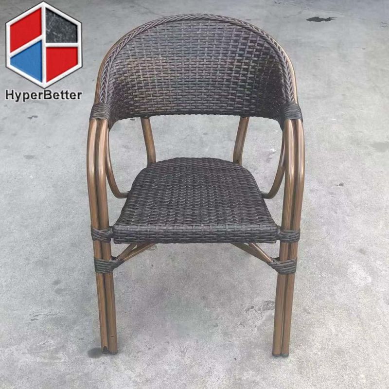 Brown Fabric Outdoor Bar Stools