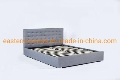 Bedroom Furniture Home Furniture Chinese Furniture Simple Design Storable Low Price High Quality Fabric Beds