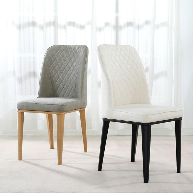 Restaurant Furniture French Style Modern Chairs Wholesale Waterproof Hotel Leather Dining Chairs
