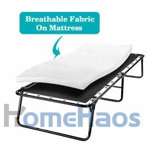Convenient Portable Foldable Metal Bed Frame Cheap Hotel Folding Bed