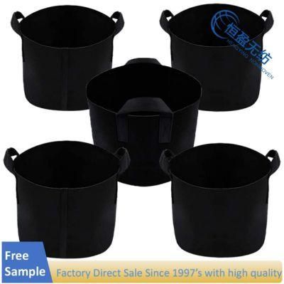 Pack 25 Gallon Plant Grow Bags Non-Woven Aeration Fabric Pots
