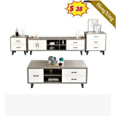 Simple Design Wood Wholesale Furniture Table with TV Stand Set Coffee Table