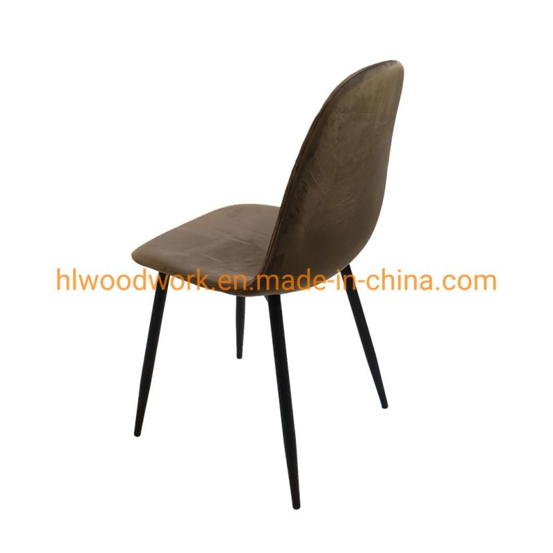 Factory Price Modern Home Furniture Hotel Restaurant Dining Chairs Sedia Da Pranzo Moderna in Velluto Modern Dining Chair Sedia Moderna