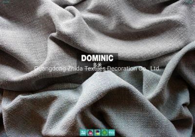Zhida Textile Linen Style 95% Polyester Sofa Coverings Upholstery Fabric