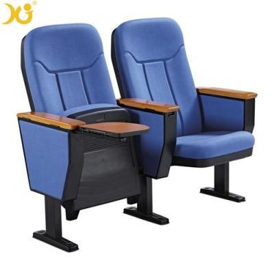 5 Years Warranty Cheap Fabric Cover Folding Seating Auditorium Chair