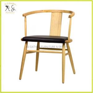 Restaurant Furniture Design Chair Wooden with Fabric Seat Pad