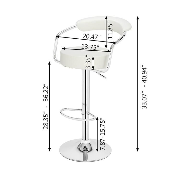 Cheapest PU Leather Liftable Stable Barber Restaurant Dining Bar Chair