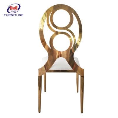 Wholesale New Desig Event Golden Stainless Steel Wedding Chair