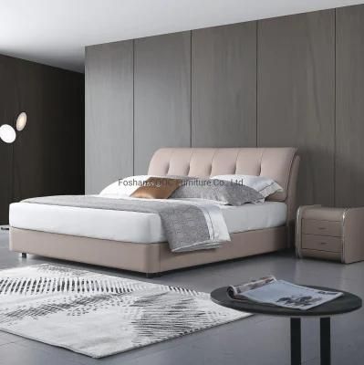 High Quality Modern Bed Leather Furniture