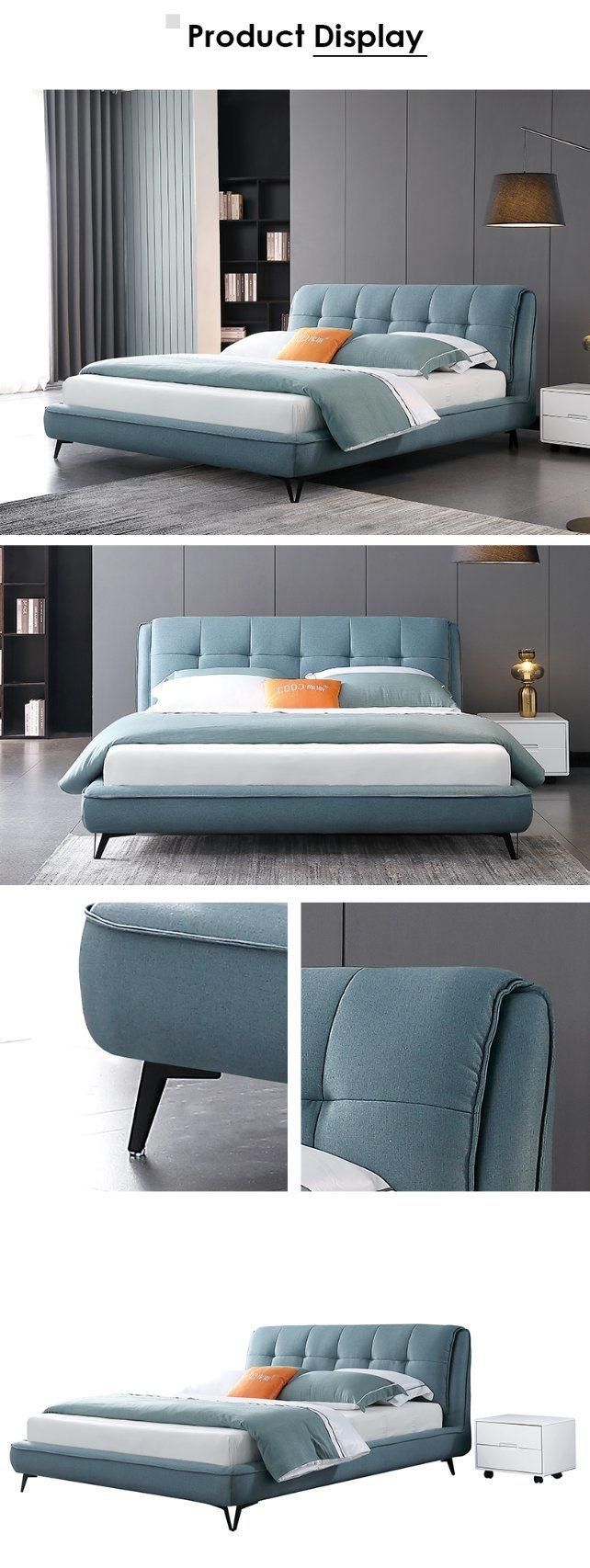 Bedroom Furniture Chesterfield Modern Design Fabric Bed