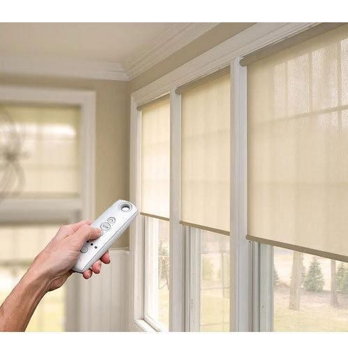 Aluminum Frame Synthetics Fabric Electric Roller Shutters Motorized Roller Blinds