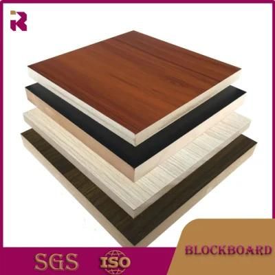 Guaranteed Quality 15mm Thickness Laminated Melamine Paper Faced Wood Blockboard