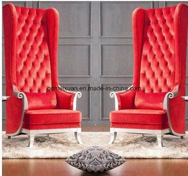 European New Classic Furniture Decoration to The Hotel Image Chair Chair European Fashion Solid Wood High Chairs (M-X3271)