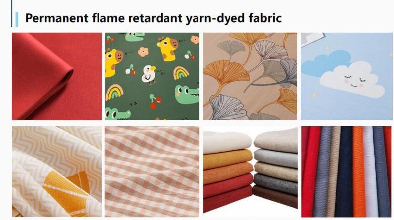 Flame Retardant 100% Polyester Fabric Linen-Look Sofa Upholstery Fabric