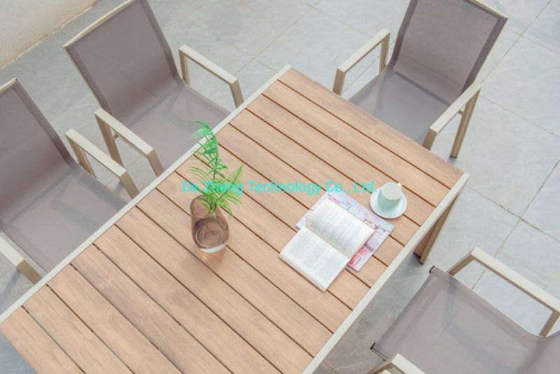 All Weather Living Room Luxury Outdoor Dining Furniture New Modern Aluminum Factory Supply Garden Sets
