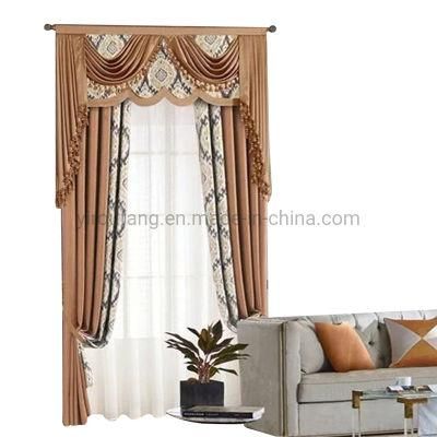 Factory Wholesale Cheap Promotional Brown Modern Design Polyester Fabric Blackout Curtain