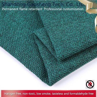 Customized High Color Fastness Flame Retardant Plain Sofa Cover Fabric