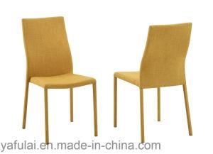 Factory Hot Selling Fabric and Metal Dining Chair