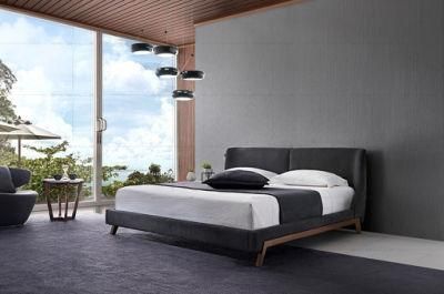 Wooden Furniture Modern Bedroom Bed King Bed Wall Bed Gc1705