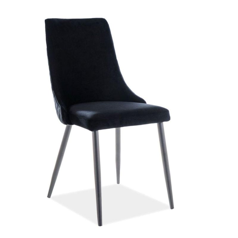 Newly Design Metal Frame and Fabric Cover Dining Chair for Home