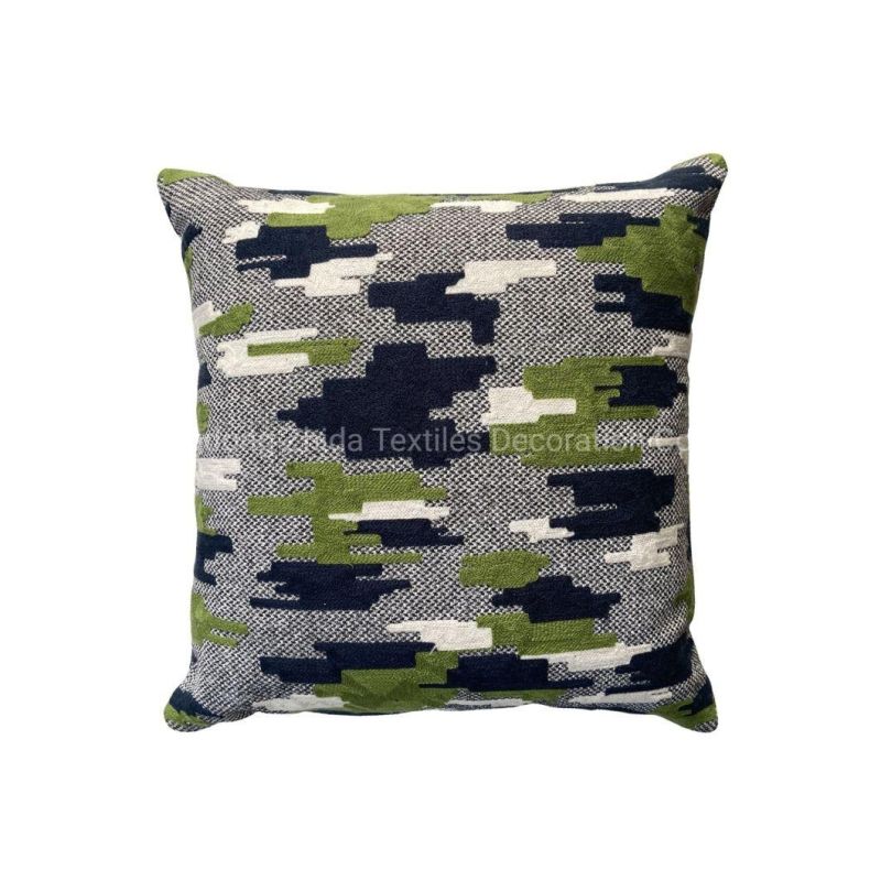 Hotel Bedding Camouflage Cloud Pattern Upholstery Decorative Sofa Fabric Cushion