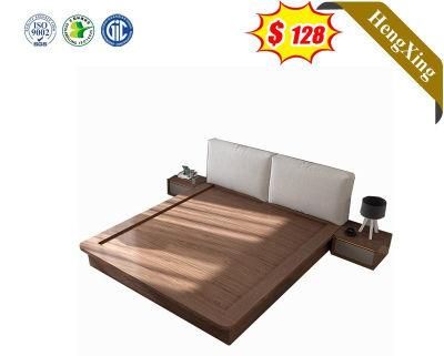 Wooden Furniture Bed Frame Bedroom Wooden Double King Capsule Round Bed