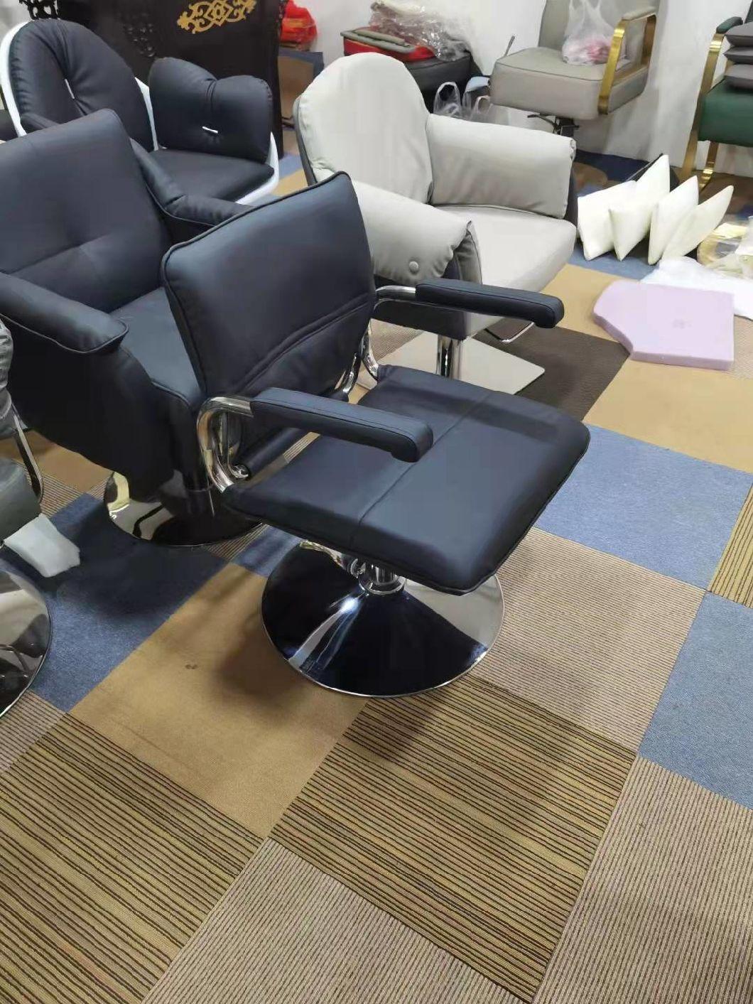 Hot Sale Barber Chair Modern Cheap Lifting Rotating Comfortable Fashion Barber Beauty Salon Barber Chair