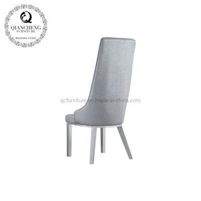 Restaurant Hotel Dining Room Stainless Steel Modern Velvet Dining Chair