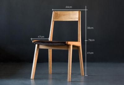 Solid Wooden Fabric Dining Chairs (M-X2145)