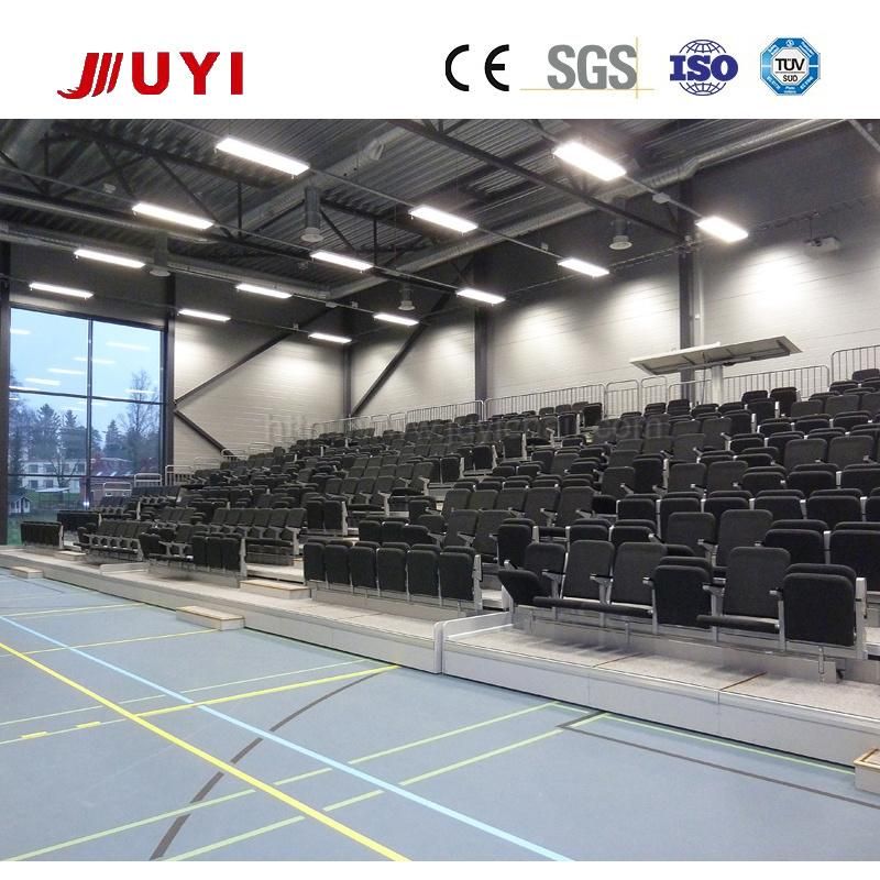 Bleachers and Grandstand with Soft Fabric Folding Chair for Indoor Bleacher