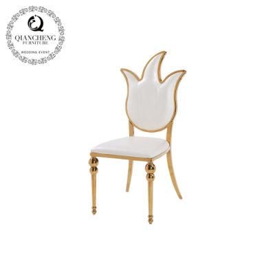 Wholesale Metal Gold Wedding Banquet Designer Dining Chair