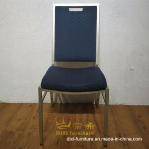 Luxury Design Aluminum Banquet Dining Chairs with Velvet Fabric Covered