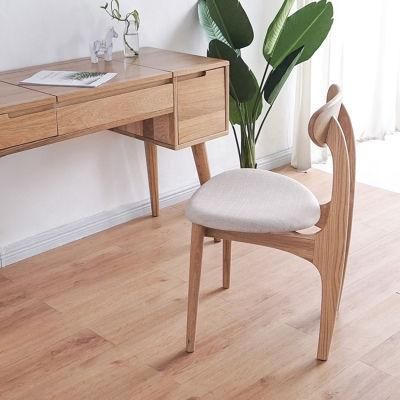 Light Luxury Durable Cushion Comfortable Bar Stool Wood Chair