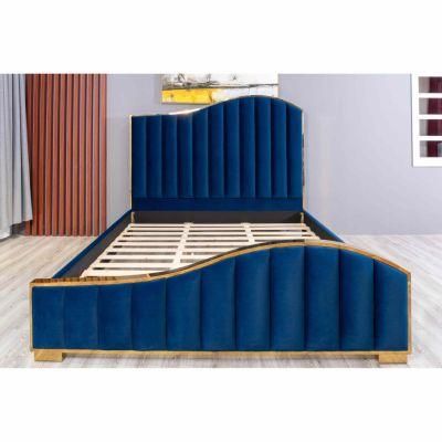 Huayang Hot Sale High Quality Fabric Soft Bed Modern Bedroom Bed Fabric Bed