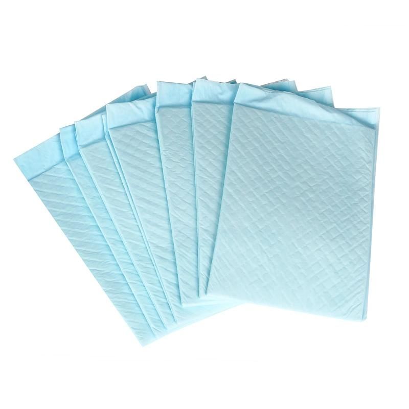 Disposable Incontinence Underpad Bed Pads and Chair Pad Maternity Bed Mat with Adhesive Tapes Free Samples Personal Care No-Leaking OEM ODM Hospital Bed Pads